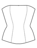 Pattern: Corset in a Simplified Technique, Pattern, Corset Academy