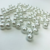 White Elegant Pearl Buttons, Supplies, Corset Academy