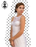 Pattern: Cupped Wedding Dress with Open Back