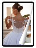 eBook: Open Shoulders and Folded Skirt Dress