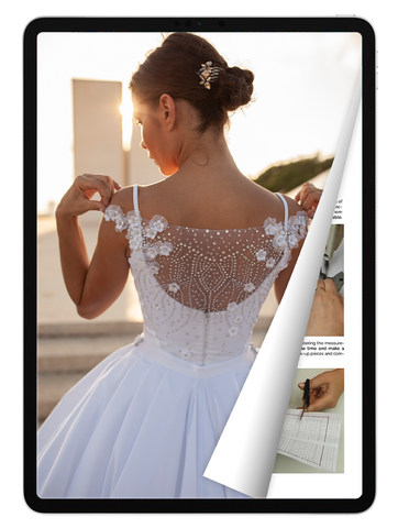 eBook: Open Shoulders and Folded Skirt Dress
