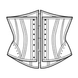 Pattern: Steampunk under-bust corset, Pattern, Corset Academy